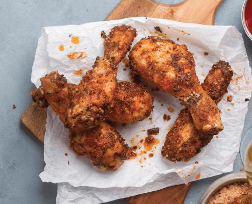 Пилешки бутчета с чесън и лимон