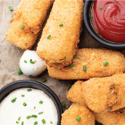 “Пържени” моцарелени хапки