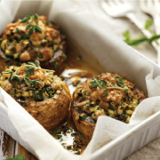 Пълнени гъби с наденички Пълнени гъби с наденички