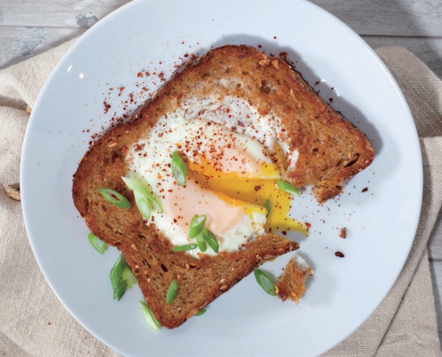 Тост с яйце