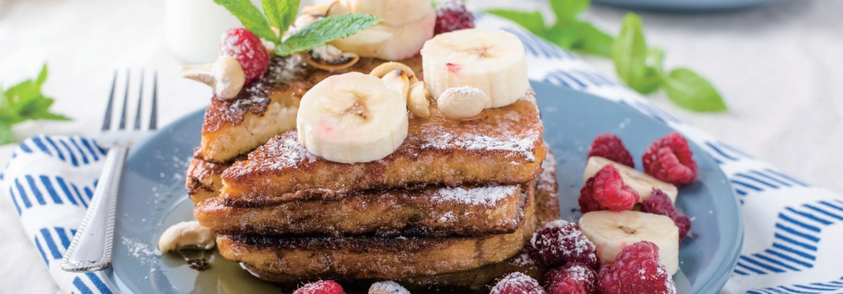 Френски тост с плодове